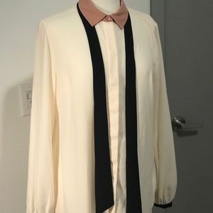 Who What Wear Blouse with Tie/Bow